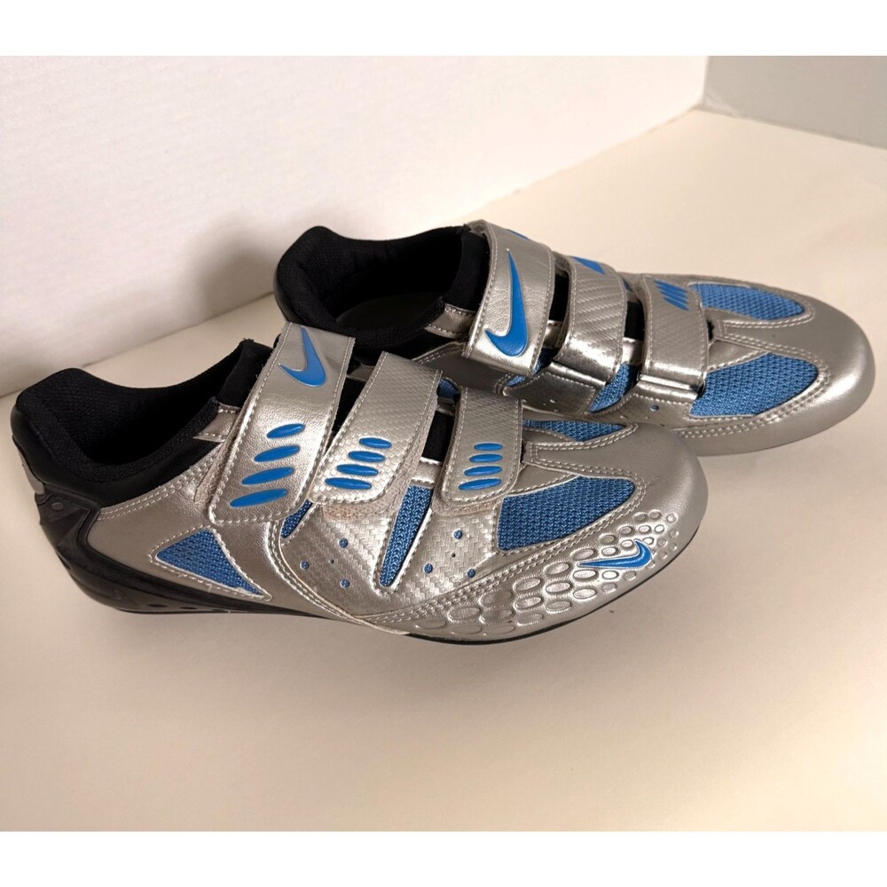 Nike Altea II Women's Cycling Shoes Size US 8 EUR 39 Chrome & Lake Blue
